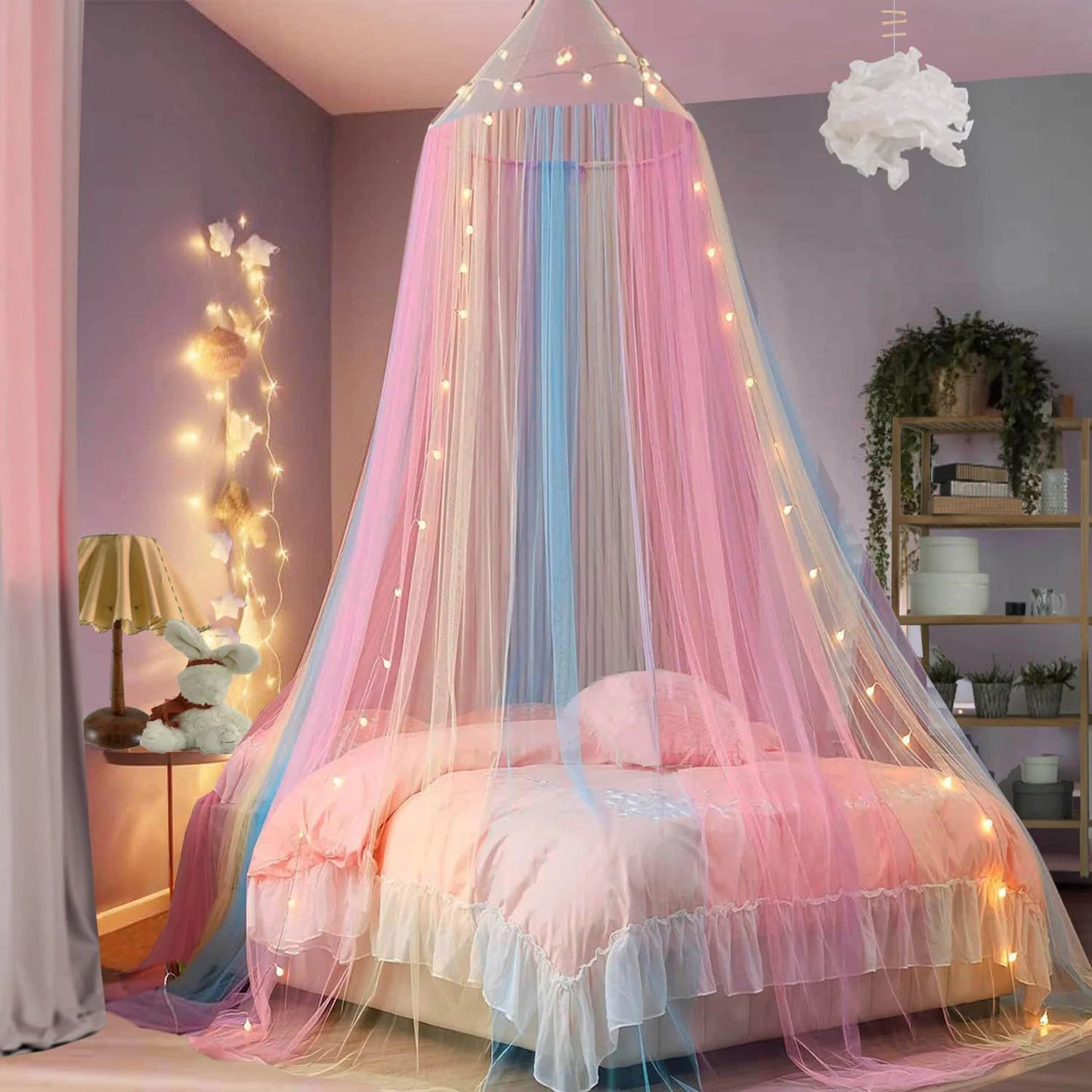 ciel de lit moustiquaire RainbowNet couvre lit