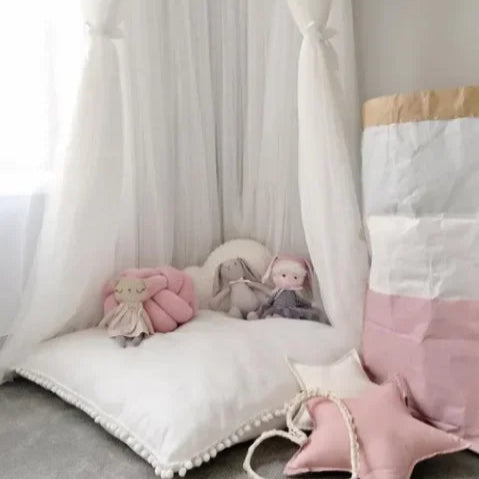 ciel de lit princesse blanc AuventBlanc coin reve
