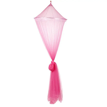 ciel de lit en maille rose vif incardadin nouer