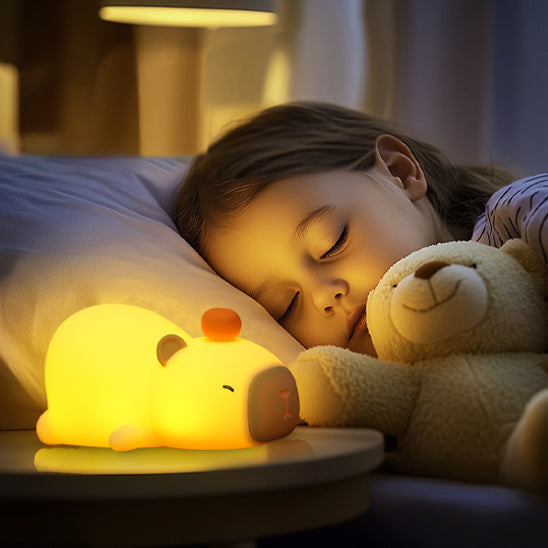 doux sommeil avec capybara veilleuse enfant capylight