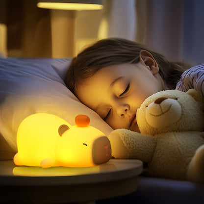 doux sommeil avec capybara veilleuse enfant capylight
