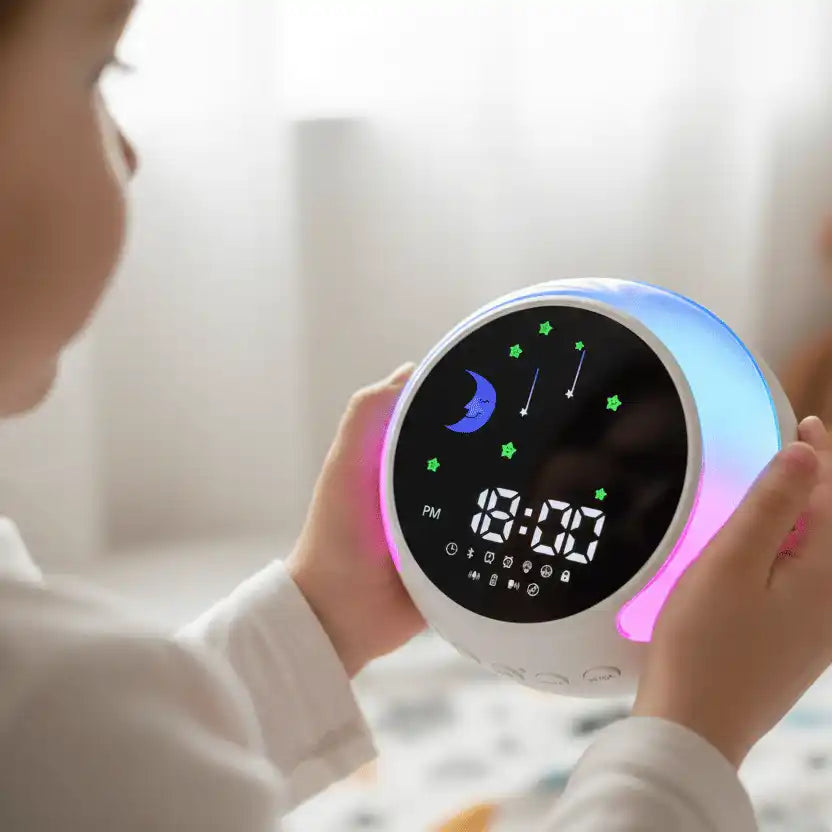 enfant observe reveil enfant haut parleur bluetooth veilleuse muesiplayer