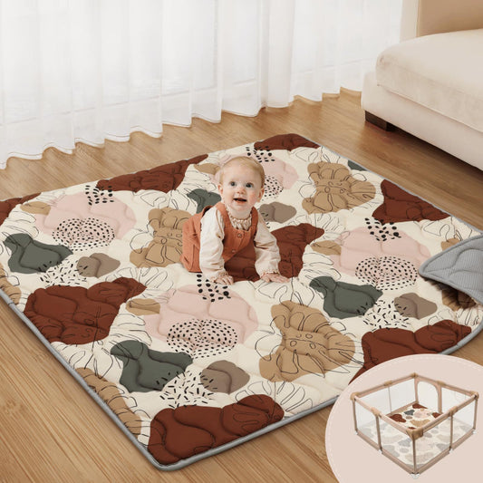 enfant sur tapis de jeu bebe matelasse crawlingmat