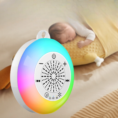 veilleuse bruit blanc avec mélodies douces – lumière apaisante pour le sommeil de l'enfant