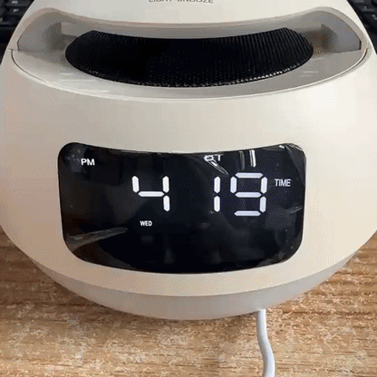 radio reveil veilleuse - haut parleur bluetooth | AlarmLight™