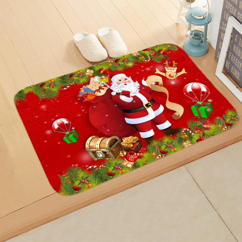 tapis chambre enfant - visite de père noel