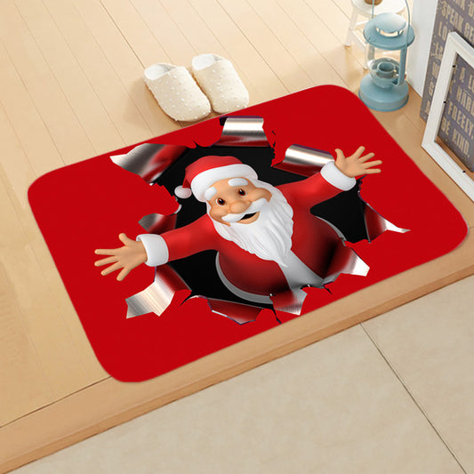 tapis chambre enfant - visite de père noel