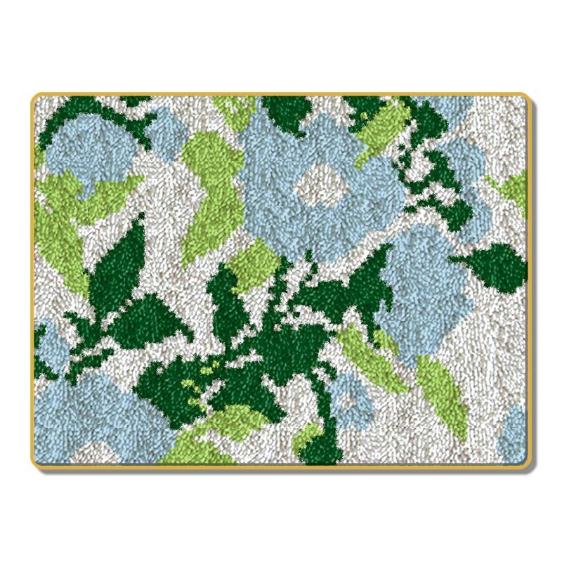 tapis enfant - fleurs des champs – broderie artisanale douce & lavable | KidsMat