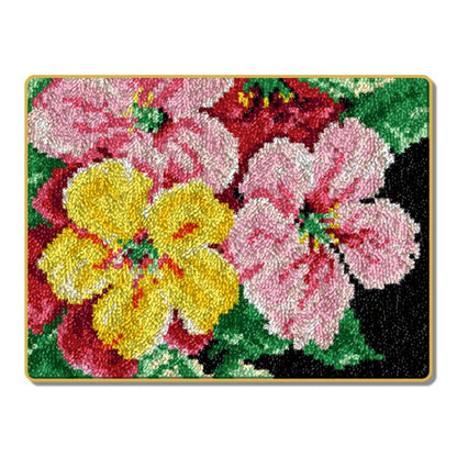 tapis enfant - fleurs des champs – broderie artisanale douce & lavable | KidsMat