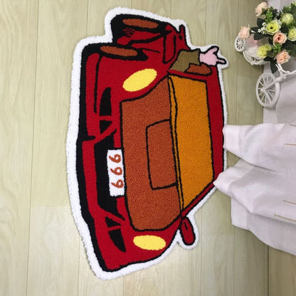 tapis enfant forme voiture