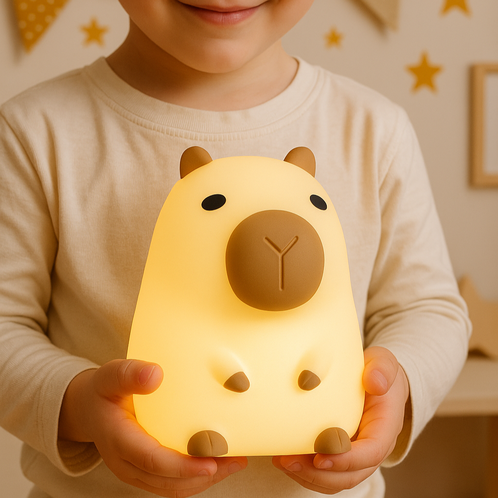 lampe capybara veilleuse compagnon nocturne