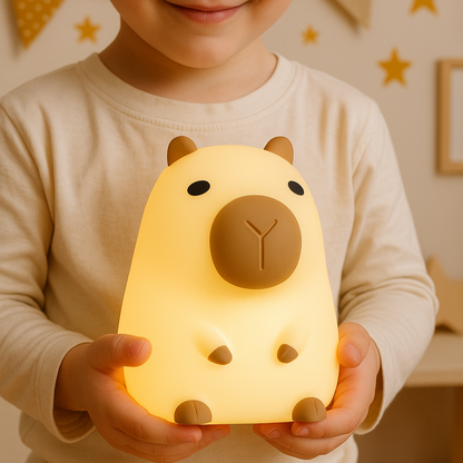 lampe capybara veilleuse compagnon nocturne