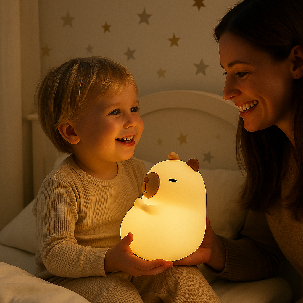 lampe capybara veilleuse pour la famille