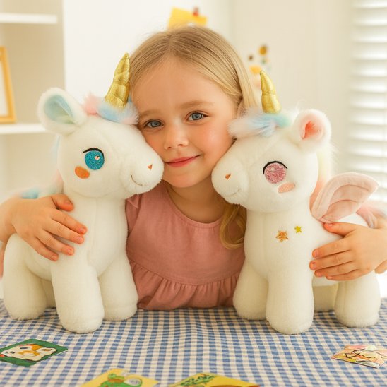 licorne peluche ultradouce