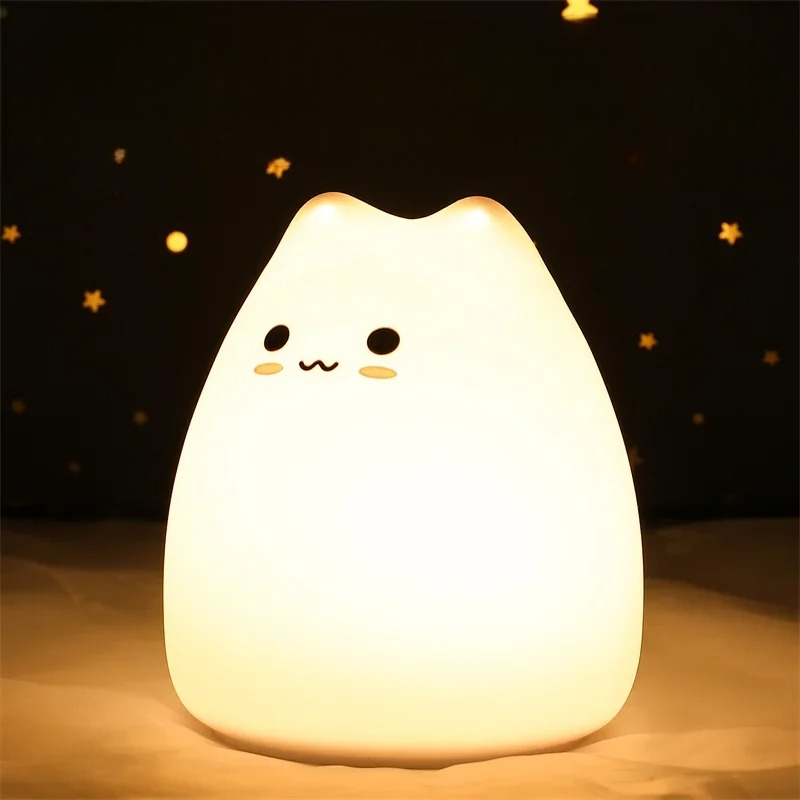 mignone veilleuse enfant chat