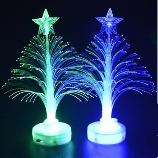 mini sapin de noël à paillettes colorées