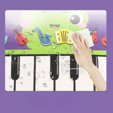 nettoyage facile du tapis de jeu musical