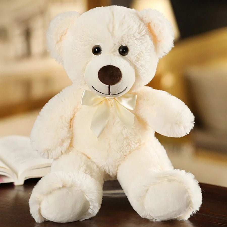 ours en peluche blanc eclat MueBear