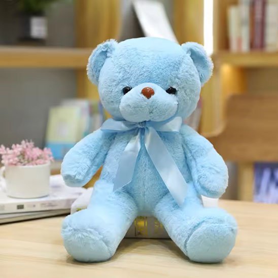 ours en peluche douxcalin bleu