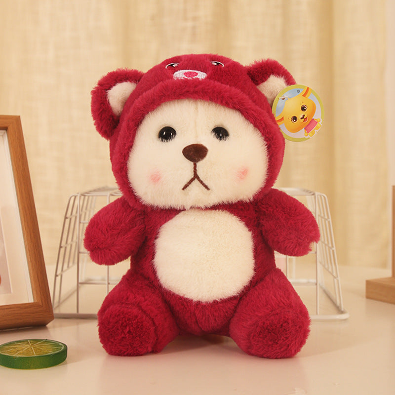 ours peluche transfromable chicours capybara