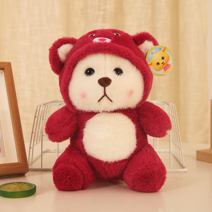 ours peluche transfromable chicours capybara