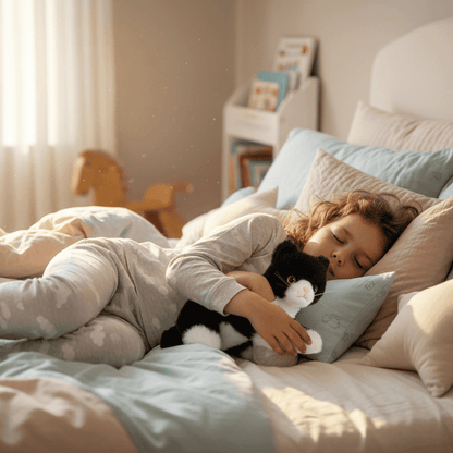 peluche chat - realiste noir | CatDoll - MUE - Mon Univers Enfant