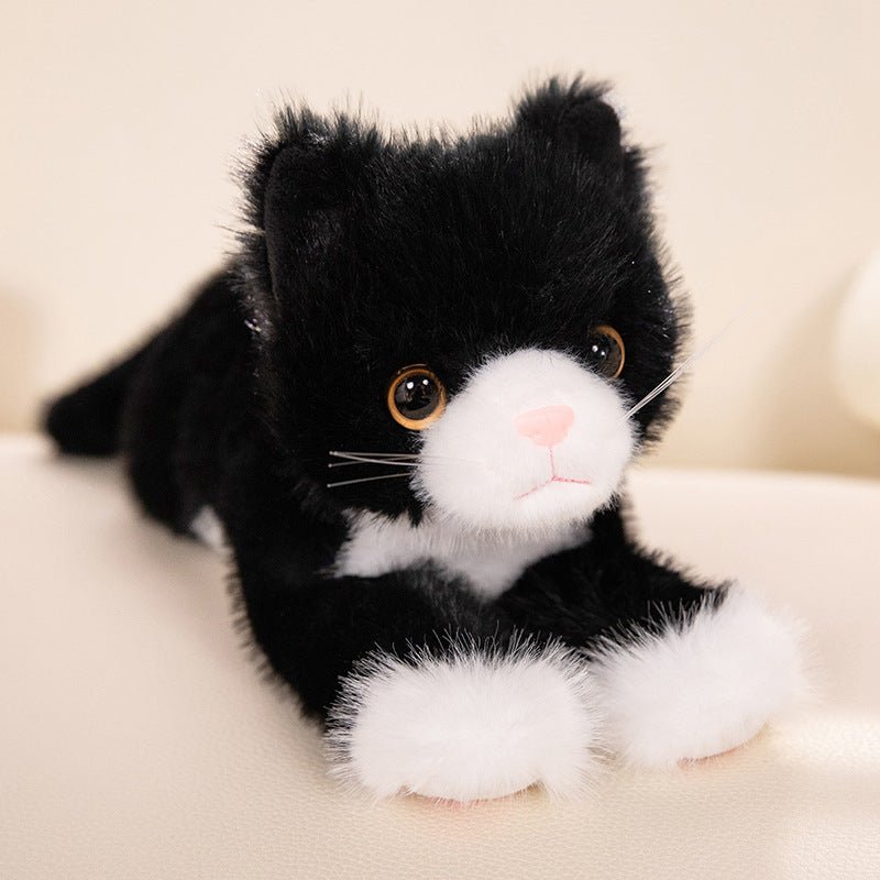 peluche chat - realiste noir | CatDoll - MUE - Mon Univers Enfant