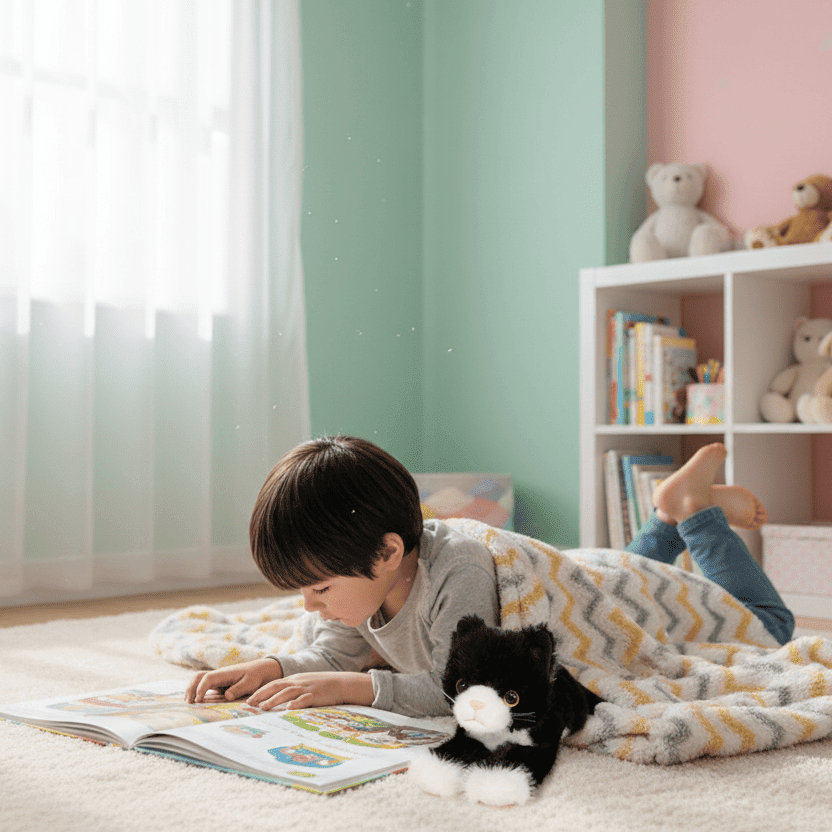 peluche chat - realiste noir | CatDoll - MUE - Mon Univers Enfant