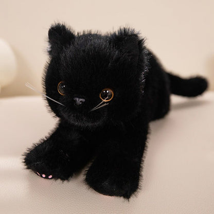peluche chat - realiste noir | CatDoll - MUE - Mon Univers Enfant