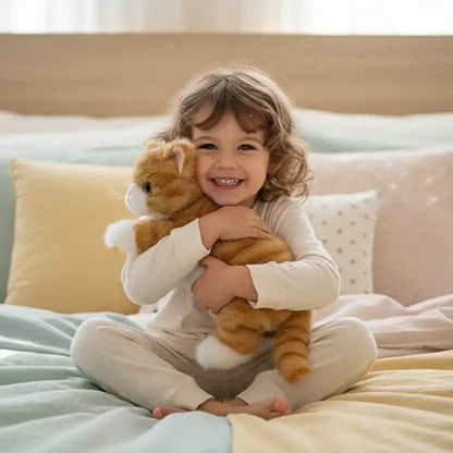 peluche chat - realiste orange | CatDoll - Mon Univers Enfant