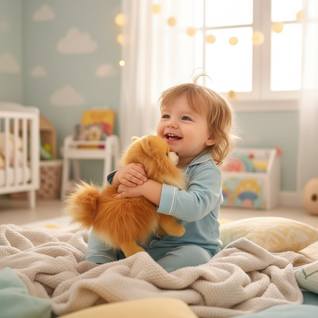 peluche chien 23cm doudouapaisant
