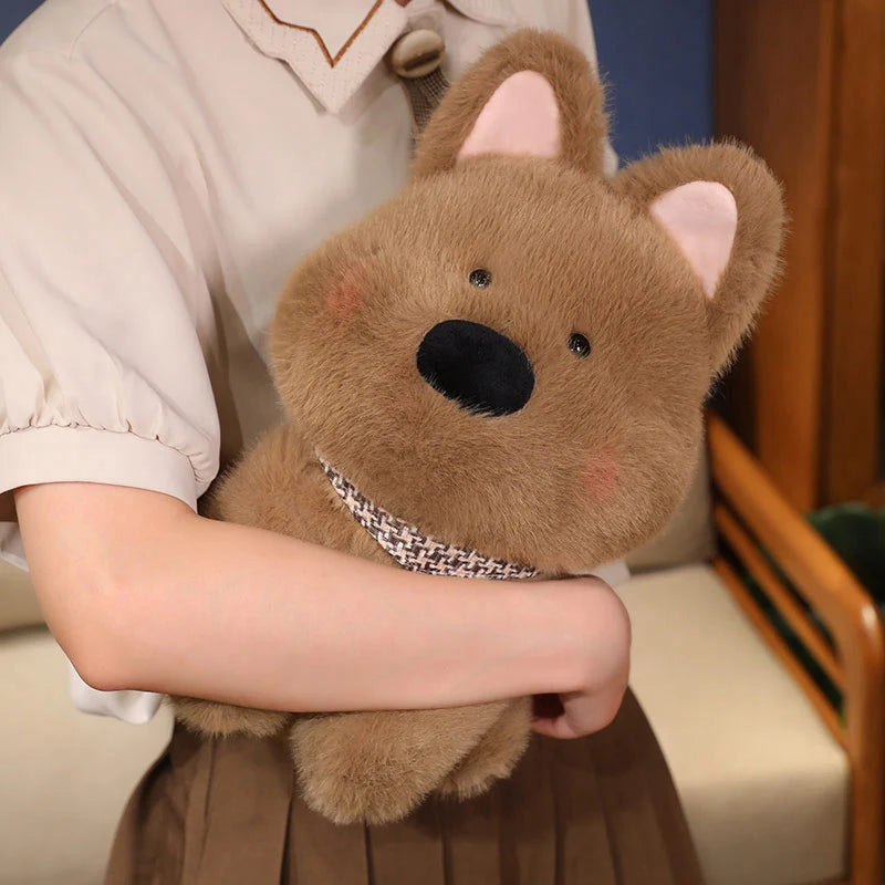 peluche chien doudouconfort brun

