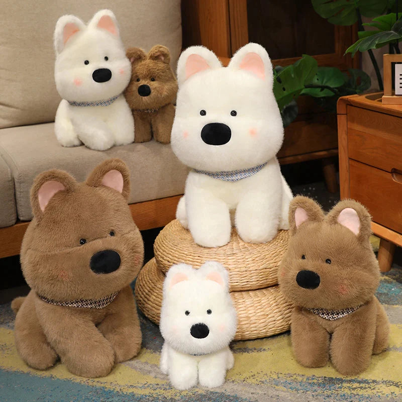 peluche chien doudouconfort en famille
