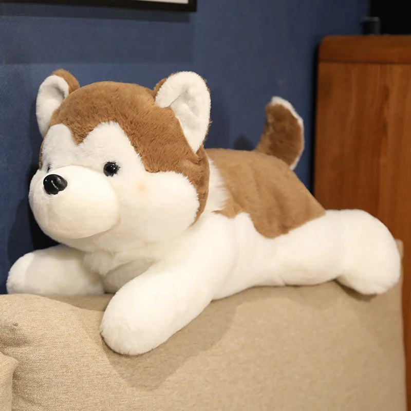 peluche chien douxcalin brun 40cm
