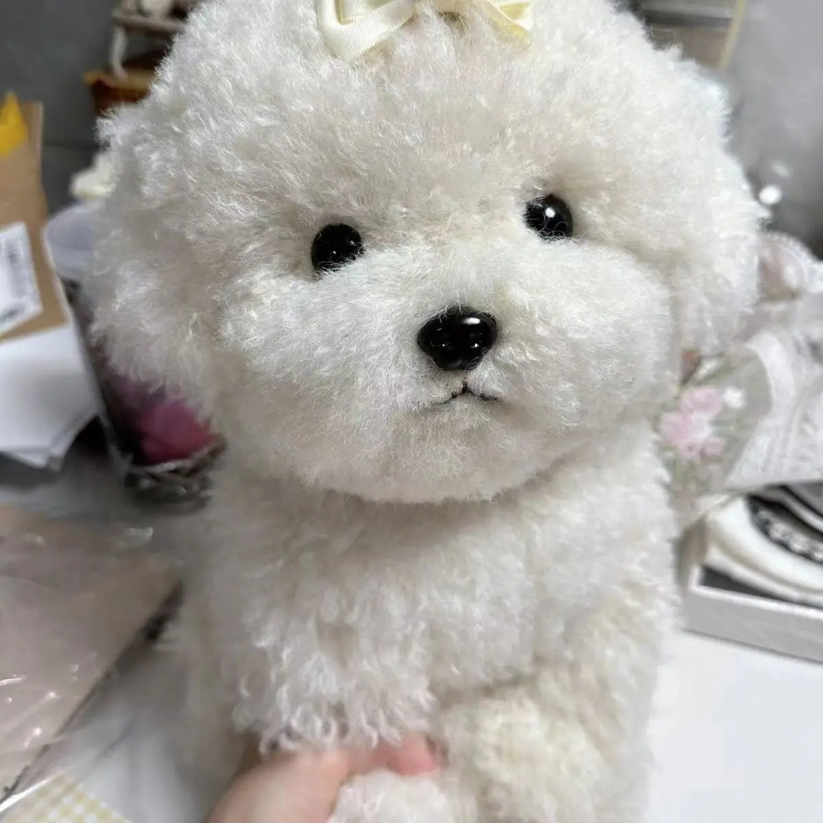 peluche chien muebichon 20cm