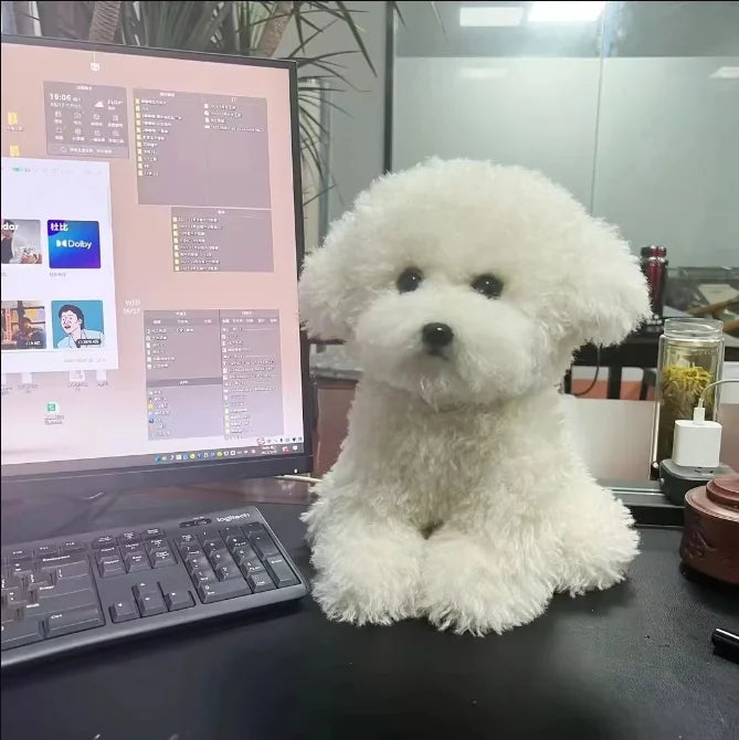 peluche chien muebichon 35cm