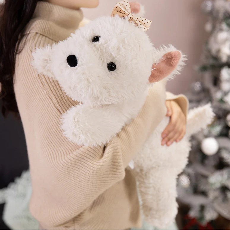 peluche chien réaliste muecalinou 65cm petit calin