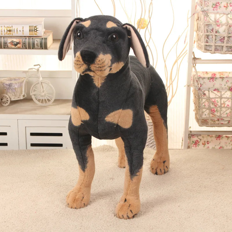 peluche chien realiste doudoufidele en face
