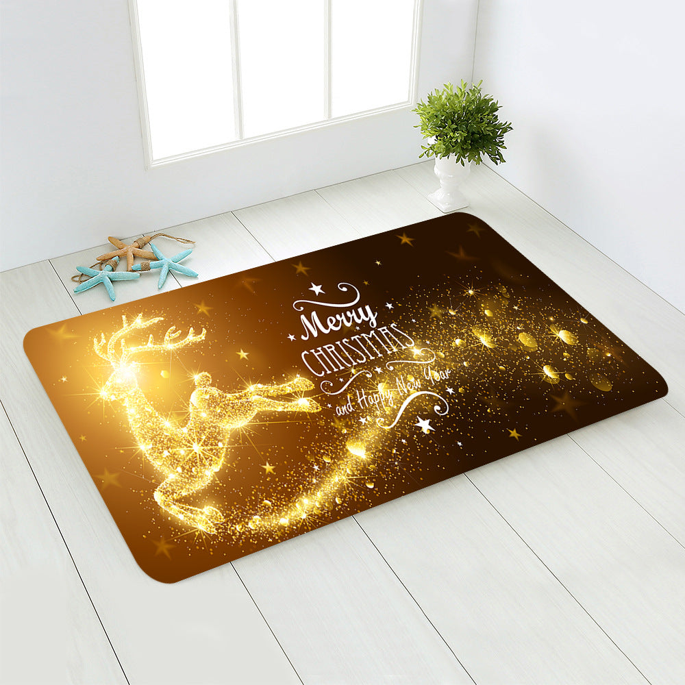 poudre magique de rennes sur tapis enfant joyeux noel