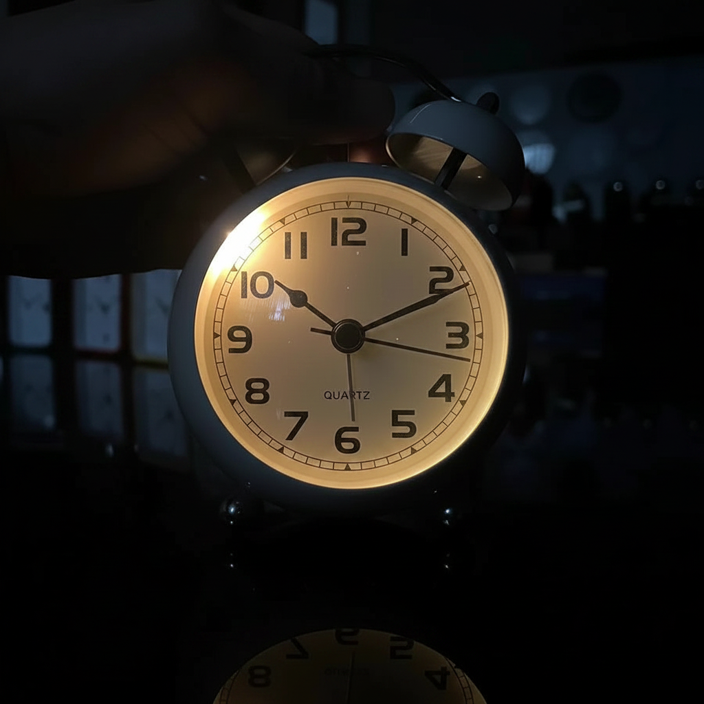 Réveil vintage sans texte