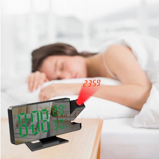 radio réveil projecteur sweetdream vert