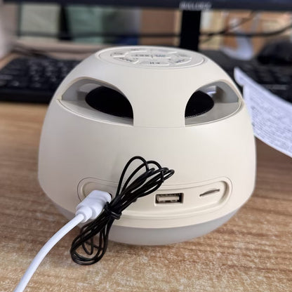 radio reveil veilleuse - haut parleur bluetooth AlarmLight blanc