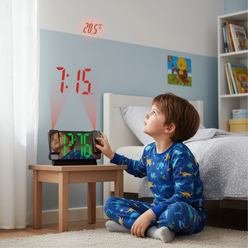 reveil a projection double douxreveil bonne heure