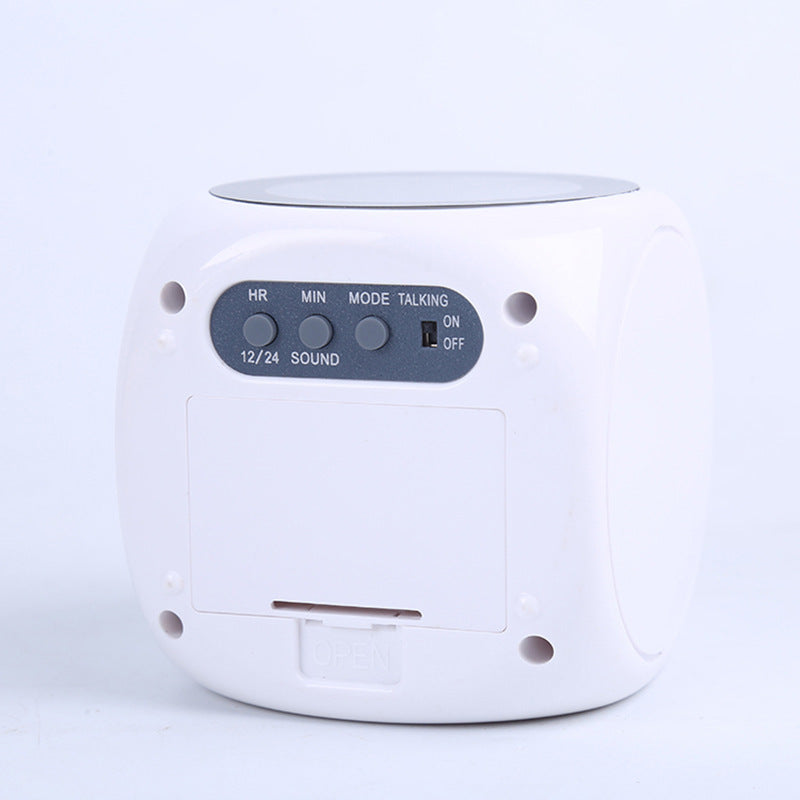 reveil a projection nuitsereine blanc reglable