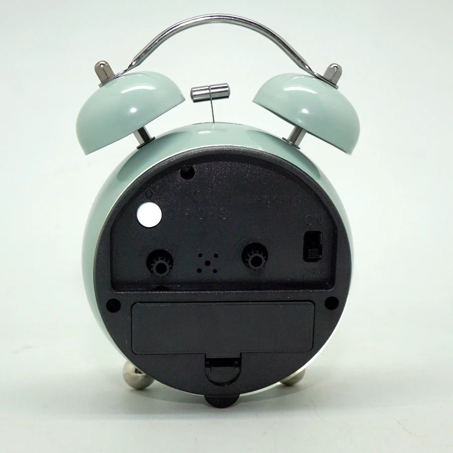 réveil analogique métal rétro silencieux pour enfant – horloge quartz bureau - Mon Univers Enfant