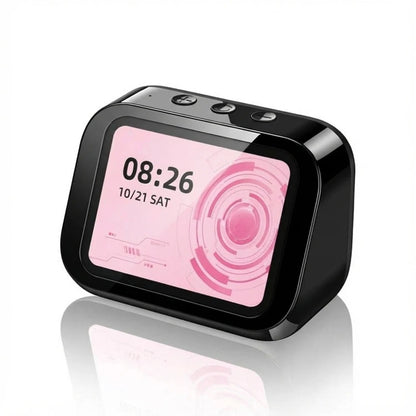 reveil educatif enfant avec haut parleur wiseclock noir