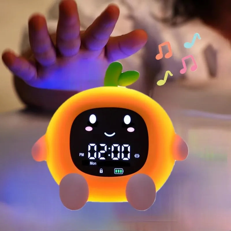 réveil éducatif enfant entraînement au sommeil avec bruit blanc & veilleuse sleeptraining