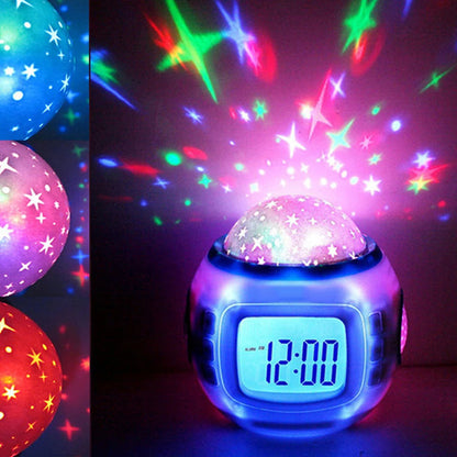 réveil horloge projecteur d'étoiles de voie lactée 