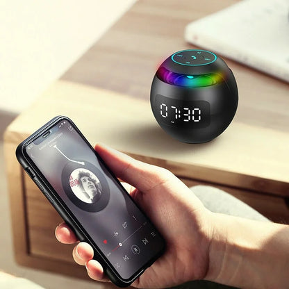 reveil radio projecteur lumineux sunrisezen connectivite bluetooth avec le telephone