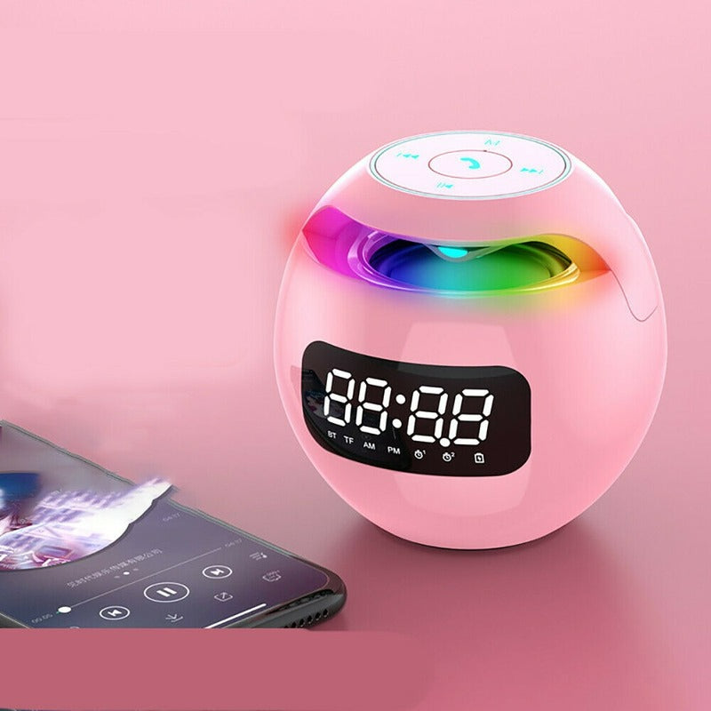 reveil radio projecteur lumineux sunrisezen lumiere rose apaisante
